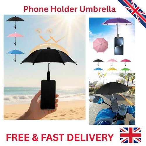 Portable phone holder umbrella - portable,