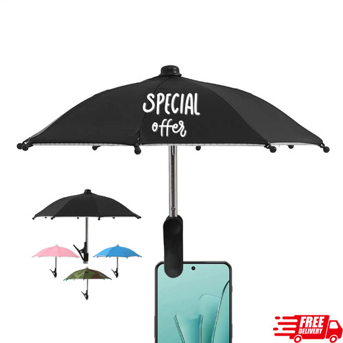 Portable phone holder umbrella - portable,