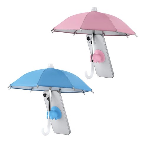 2pcs mini phone umbrella - sun, &