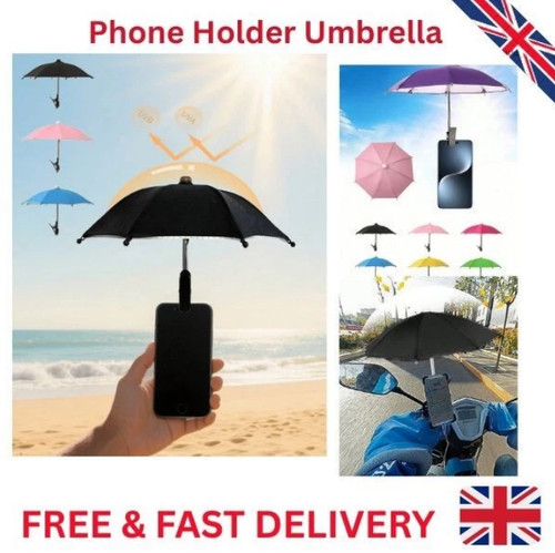 Portable phone holder umbrella - portable,
